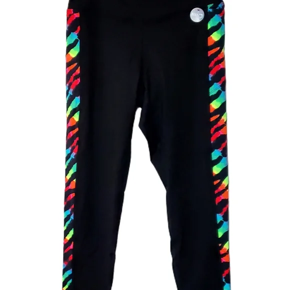 Victoria's Secret PINK Zebra Black Ombre Rainbow Tie Dye Sherpa Set - Picture 11 of 15